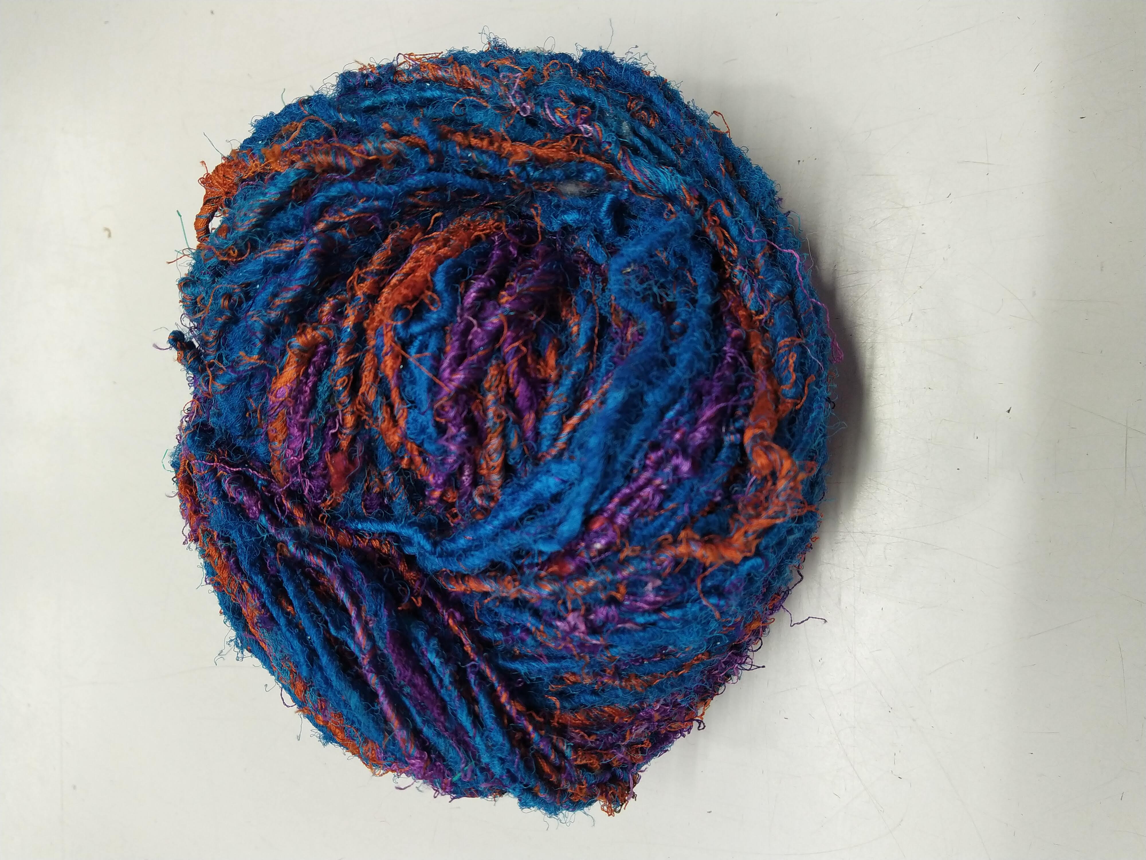 Recycled Banana Silk Hairy Yarn (7)